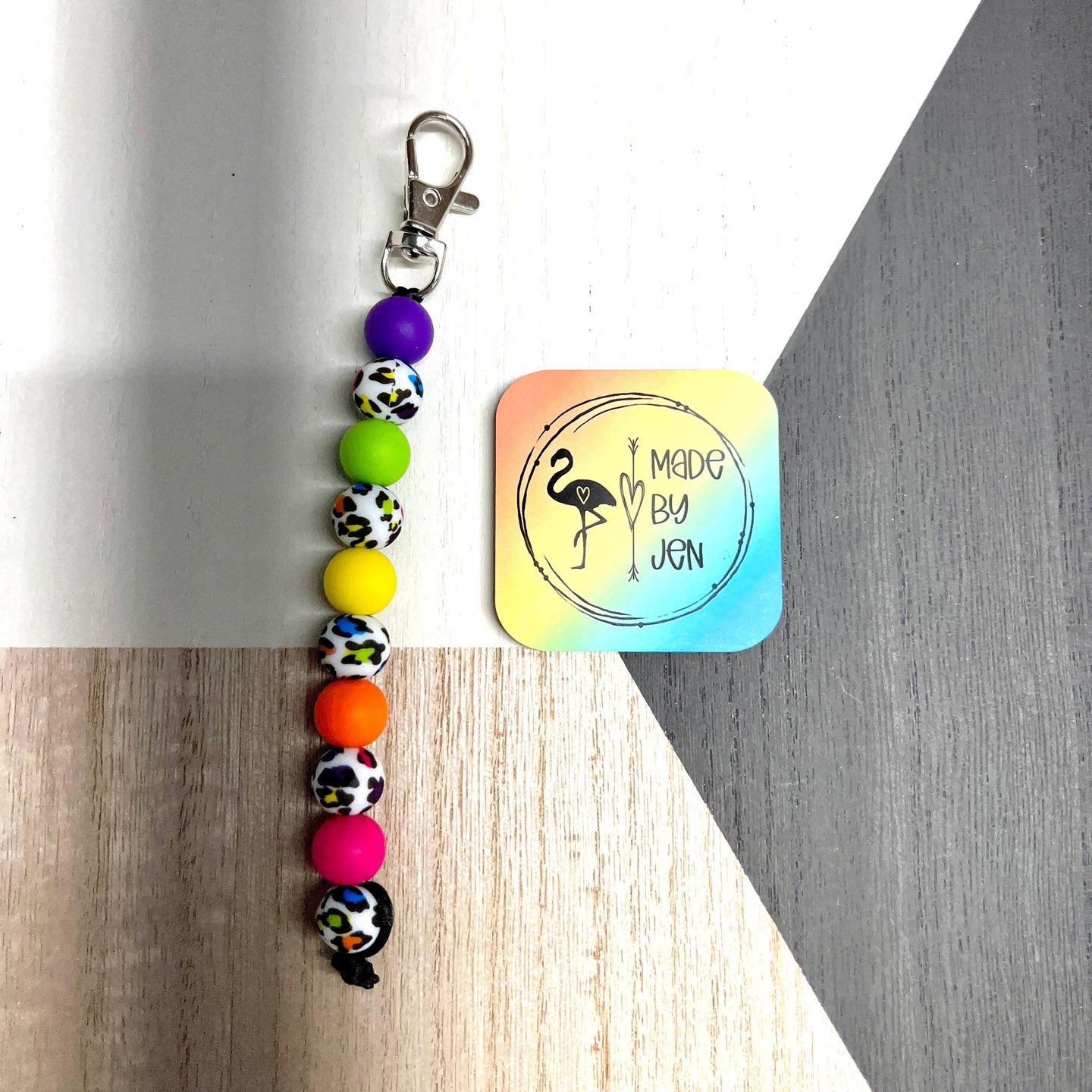 Bright Leopard Dilation Clip